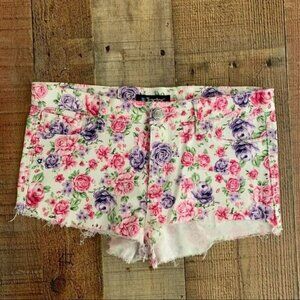 Tractor Girls size 12 Floral Cut Off Shorts